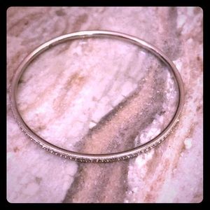 Nadri Silver Plated Bangle